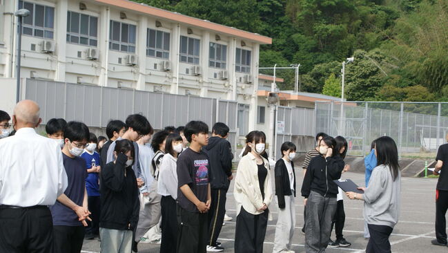 昼間部避難